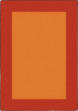 All Around™ Orange Classroom Carpet, 5'4" x 7'8" Rectangle