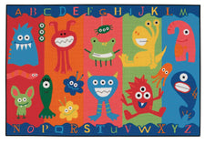 Alphabet Monsters KID$ Value Discount Carpet, 3' x 4'6" Rectangle