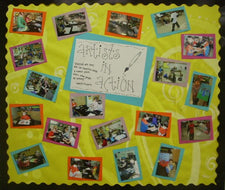 In Action... - Bulletin Board For Displaying Student Photos & Work
