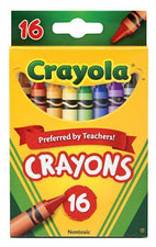 Crayola Crayons 16 Color Peggable