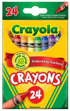 Crayola Crayons 24 Color Peggable