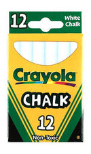 Crayola® White Chalkboard Chalk Tuck Box, 12 Sticks