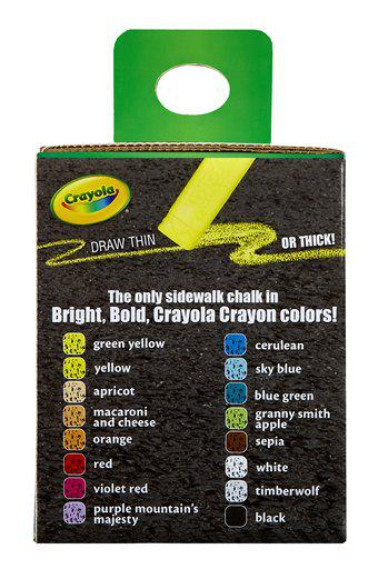 Crayola Washable Sidewalk Chalk 12 Count