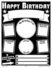 Printable Birthday Poster!