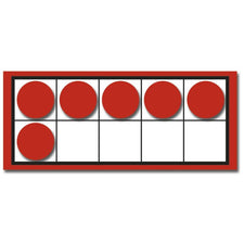 Carson Dellosa Ten Frames and Counters Manipulative Cut-Outs
