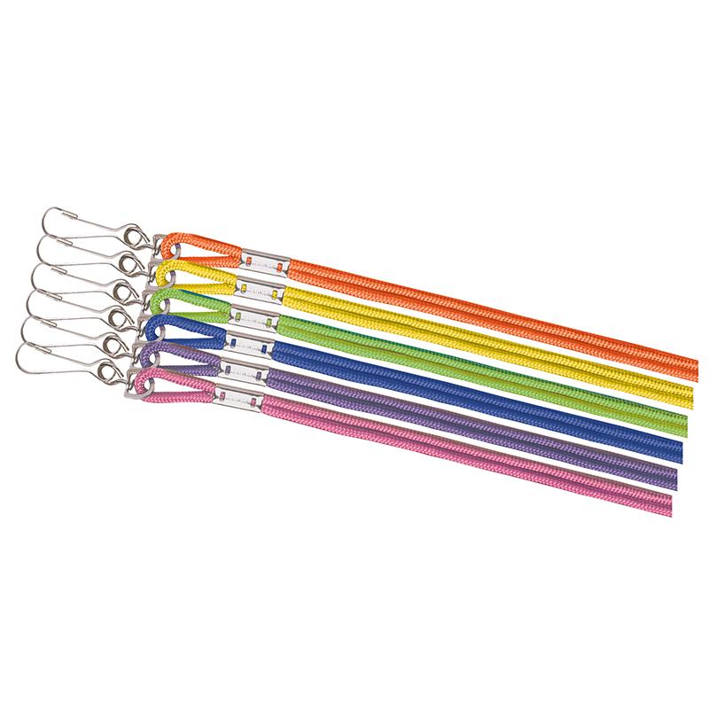 Assorted Neon Nylon Lanyards