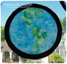 Coffee Filter 'Stained Glass' Craft for Earth Day
