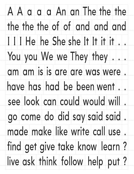Magnetic Sight Words & Sentence Builders