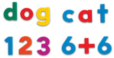 Alpha And Math Magnets Multi 214Pk