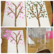 Earth Day Cherry Blossom Tree - Craft for Kids