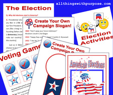 Last Minute Election Printables!