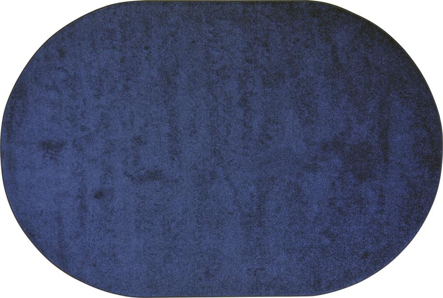 Endurance© Classroom Rug, 6' x 9' Oval Midnight Sky