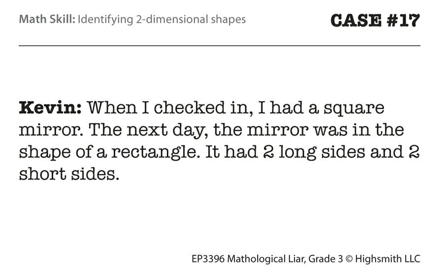 Mathological Liar Game, Grade 3