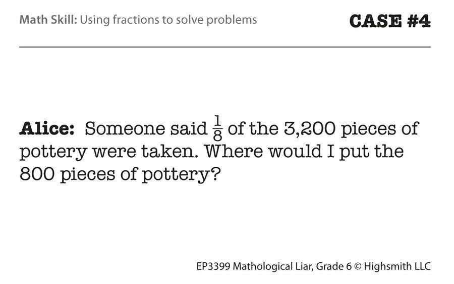 Mathological Liar Game, Grade 6