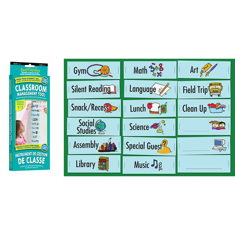 Visual Daily Classroom Schedule, Grades 1-7