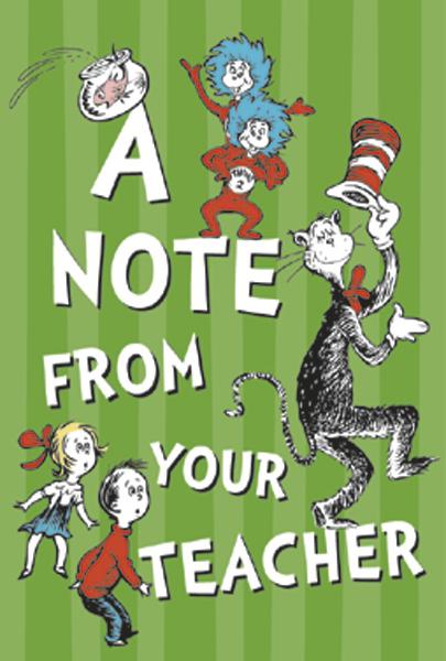Cat in the Hat™ Teacher Cards