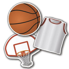 Basketball Assorted Cut-Outs 