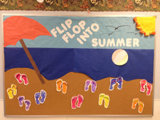 "Flip Flop into Summer" Bulletin Board Idea