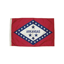 Durawavez Nylon Arkansas State Flag, 3' x 5'