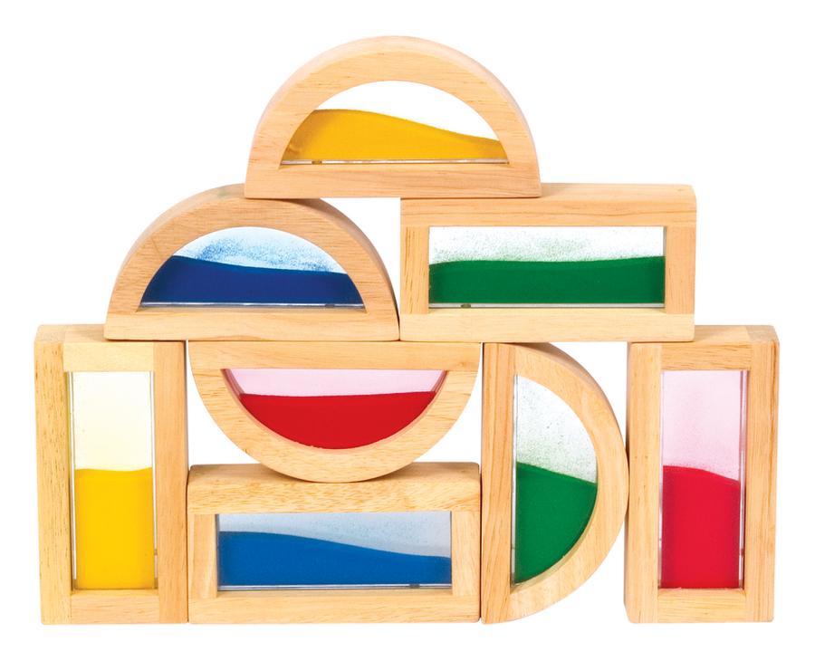 Rainbow Blocks Sand