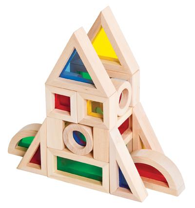Jr. Rainbow Blocks, 20 Piece Set