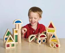 Jr. Rainbow Blocks, 40 Piece Set