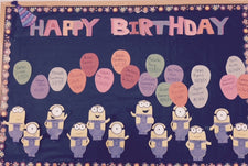 "Whaaaaat!? It's Your Birthday!?" Minion Themed Bulletin Board
