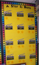 A Star Is Born! - Hollywood Themed Bulletin Board