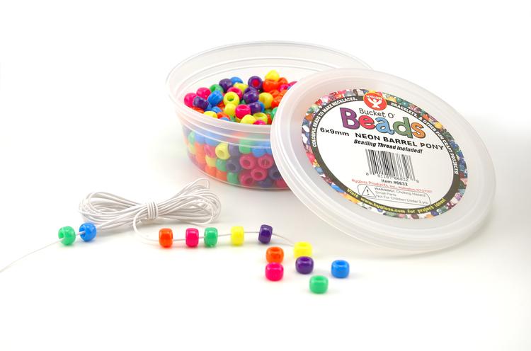 Bucket O` Beads, 375 Neon Barrel