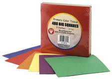5" Tissue Paper Squares, Primary