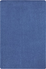 Just Kidding™ Cobalt Blue Classroom Rug, 6' x 9' Rectangle