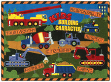 Kid's Building Character© Classroom Rug, 5'4" x 7'8" Rectangle