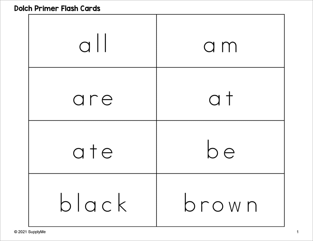 Dolch Sight Words Mega Bundle - Grades PreK-3 - Includes All 220 Dolch Sight Words - 24 Activities For Each Grade Level - Sight Word Worksheets, Printables, Flash Cards, And More