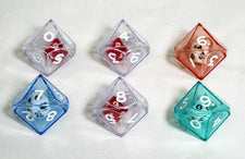 10 Sided Double Dice Set Of 6