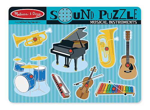 Musical Instruments Sound Puzzle, 8 Pieces