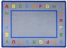 Learn Your Letters© Classroom Circle Time Rug, 7'8" x 10'9" Rectangle