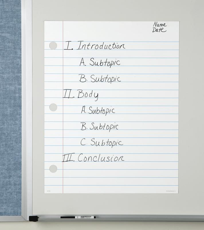 Magnetic Notebook Paper