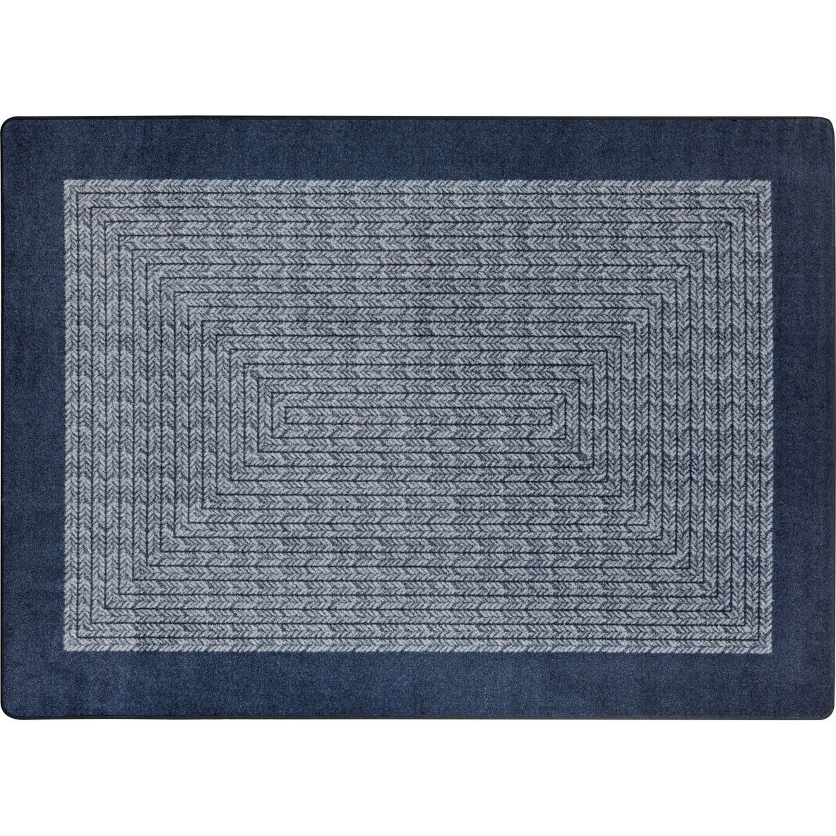 Like Home™ Navy Classroom Carpet, 7'8" x 10'9" Rectangle