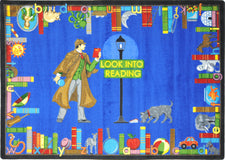 Look Into Reading© Classroom Rug, 5'4" x 7'8" Rectangle