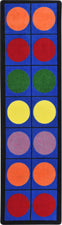 Lots of Dots© Primary Classroom Runner, 2'1" x 7'8" Rectangle