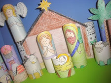 DIY Printable Toilet Paper Roll Nativity