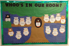 "Whoo's In Our Room?" Fall Bulletin Board Idea