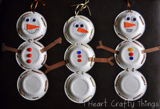 Paper Plate Snowman Craft (with Lacing Practice Bonus!)