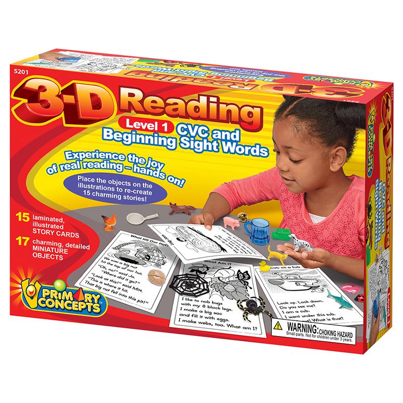 3-D Reading: Level 1
