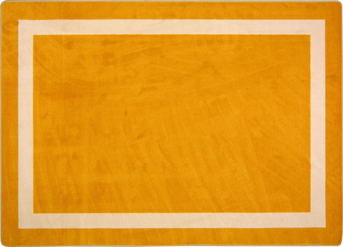 Portrait© Classroom Rug, 5'4" x 7'8" Rectangle Goldenrod