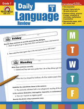 Daily Language Review, Grade 7