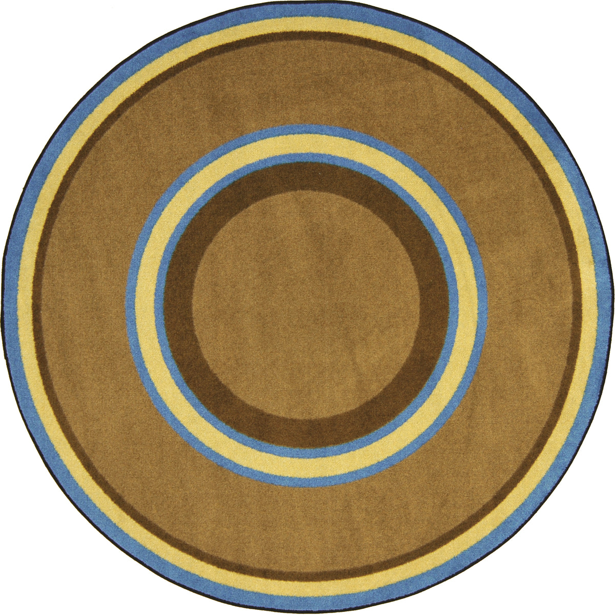 Ripples© Classroom Rug, 5'4" x 7'8" Oval Chocolate