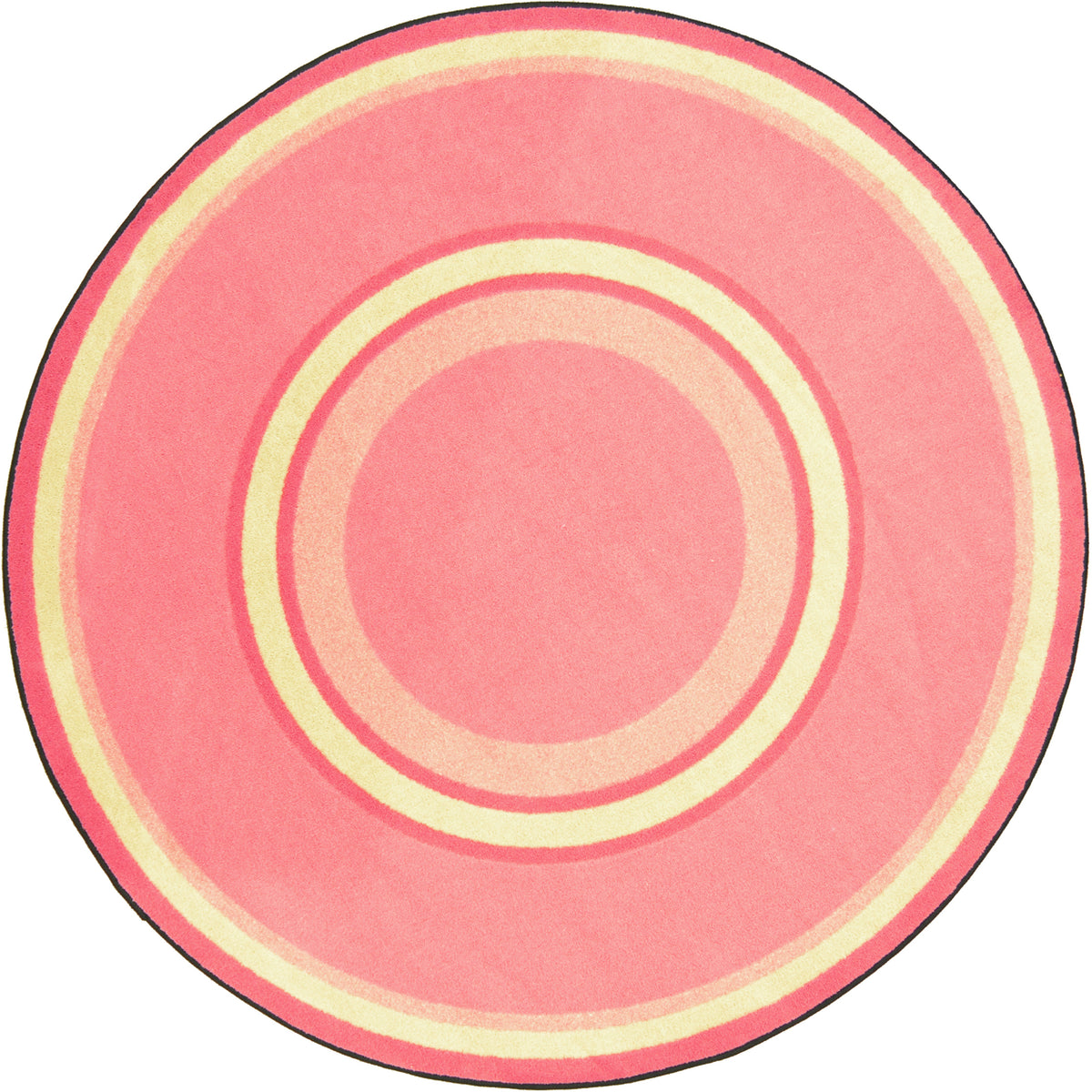 Ripples© Classroom Rug, 5'4" Round Pretty Pink