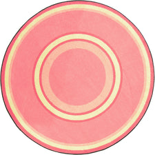 Ripples© Classroom Rug, 7'8" x 10'9"  Oval Pretty Pink