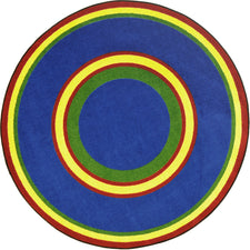 Ripples© Classroom Rug, 3'10" x 5'4"  Oval Primary